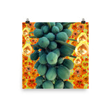 Papaya Blossom Poster