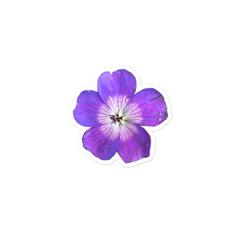 Lilac Geranium Stickers
